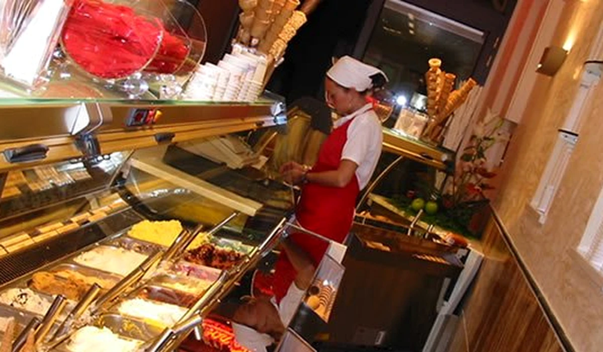 Storico banco della gelateria